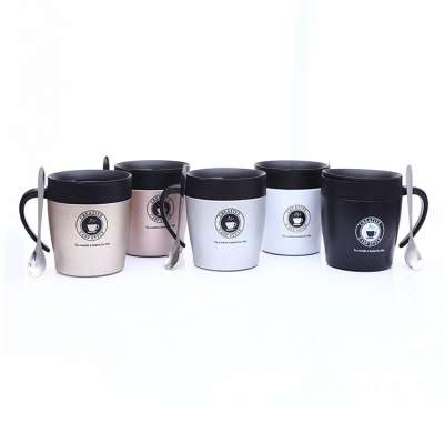 New design stainless steel insulated coffee tumbler with handle